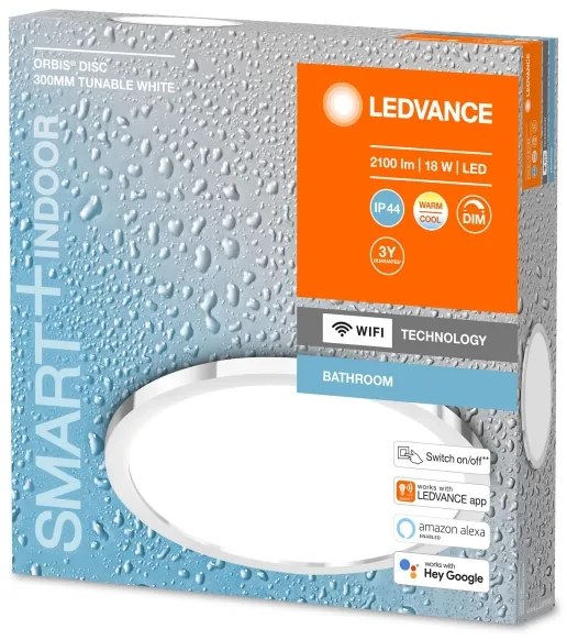 Ledvance - Lampada LED da bagno dimmerabile SMART+ DISC LED/18W/230V Wi-Fi