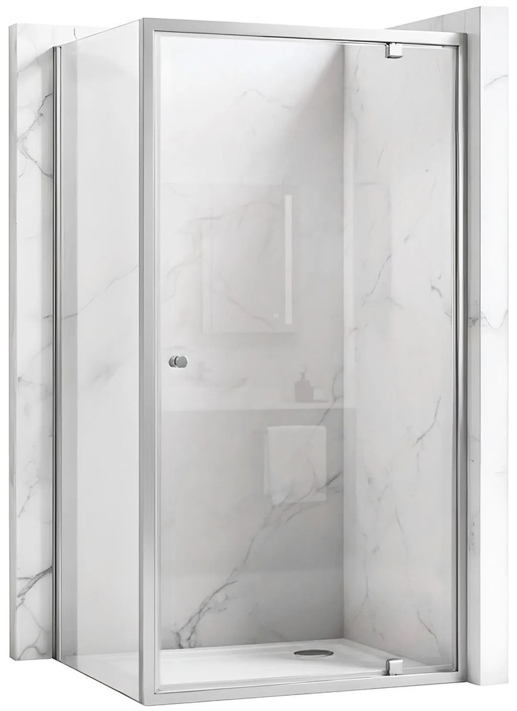 Cabina doccia Rea Primo Swing 100x90 Chrome