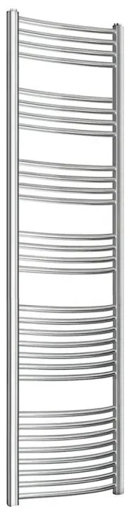 Termoarredo bagno scaldasalviette 60x180 cromo curvo interasse 55 cm