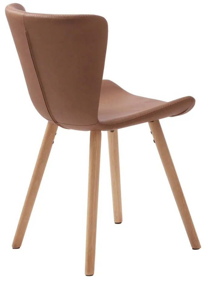 Sedie da pranzo in set marroni in metallo 2 pz Teslin – Unique Furniture