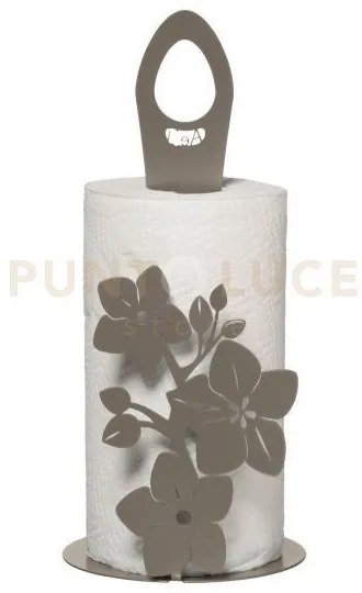 Porta rotolo da cucina fior di loto fango