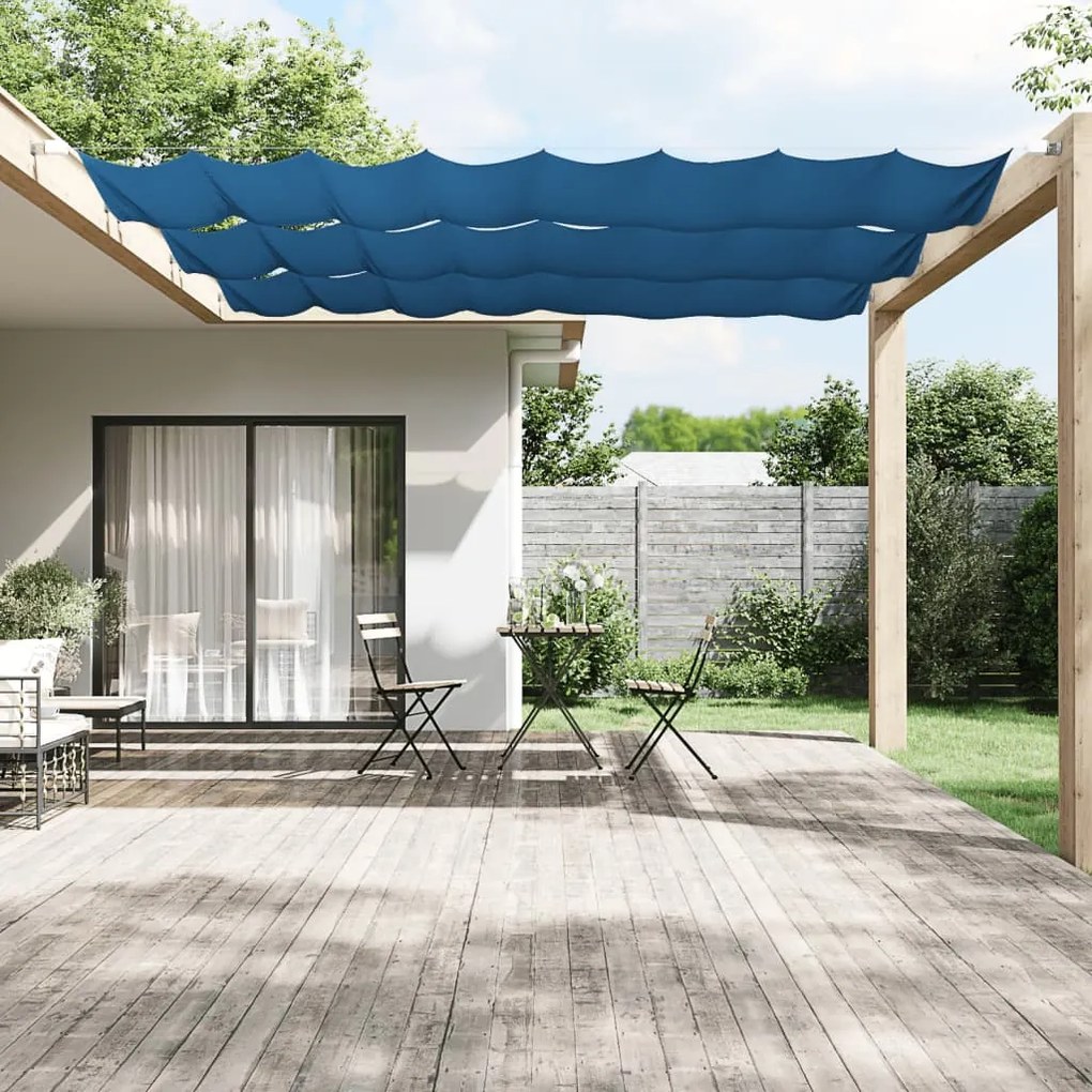 Paravento Verticale Blu 100x800 Cm İn Tessuto Oxford /