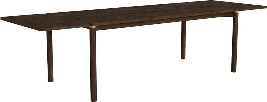 Tavolo da pranzo marrone scuro allungabile 95x180 cm Arun - Unique Furniture