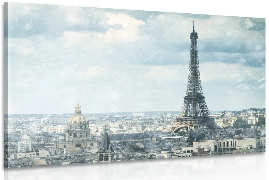 Quadro su tela – Parigi in inverno