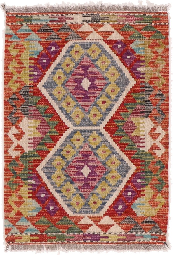Kilim Tappeto orientale 90 x 60 (Afghanistan) Tessuto A Mano