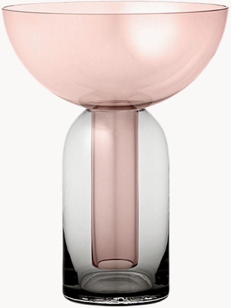 Vaso in vetro soffiato Torus, alt. 20 cm