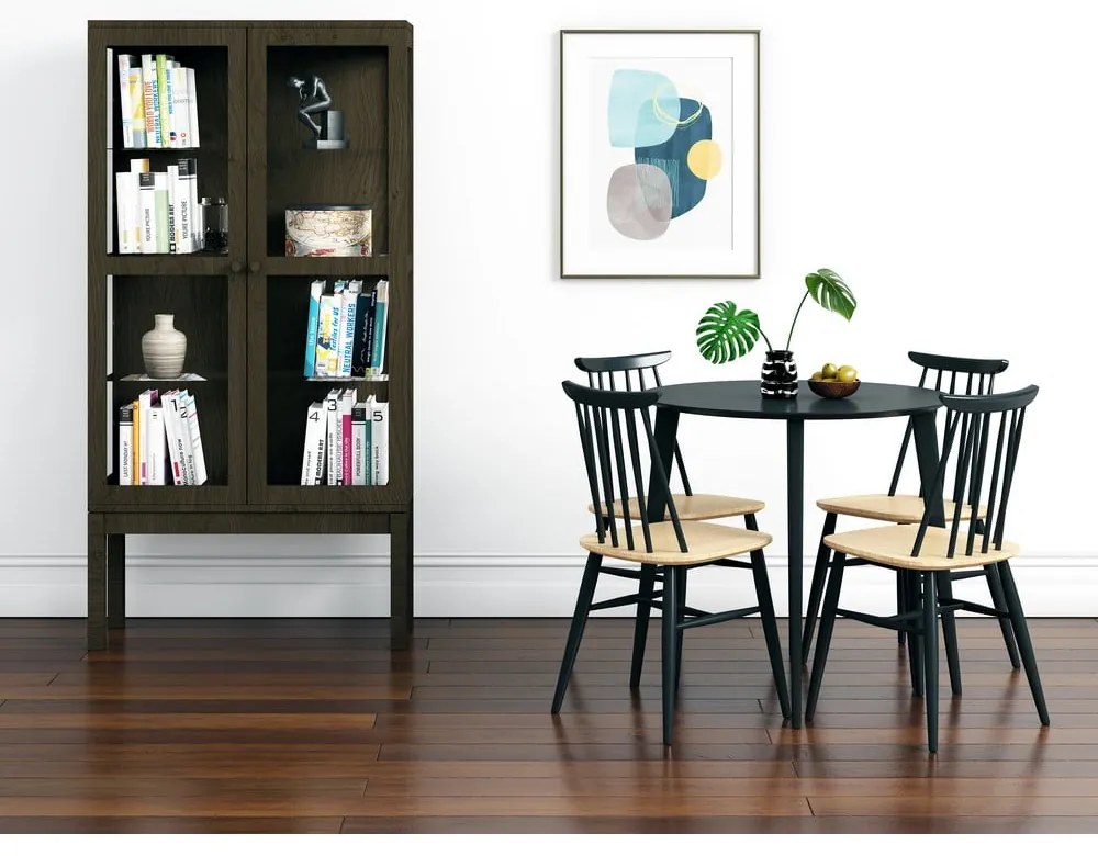 Vetrina in rovere fumé AbbeyWood - Woodman