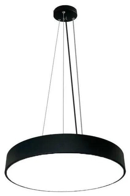 Lampadario a sospensione con filo LED dimmerabile LED/50W/230V 3000-6500K nero + telecomando