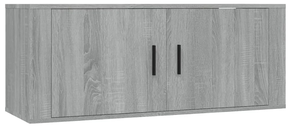 Set di Mobili Porta TV 6 pz Grigio Sonoma in Legno Multistrato