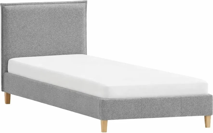 Letto singolo imbottito con grata 90x200 cm Tina - Ropez