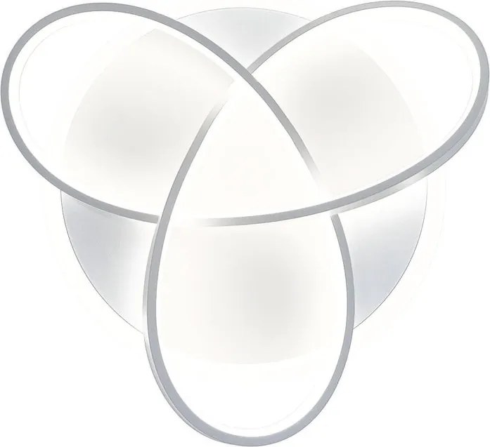 Plafoniera LED Smilla Ø 48 cm bianco IP20 cct da bianco caldo al bianco neutro, 4100 lumen