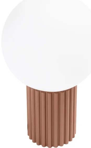 Sollux SL.1736 - Lampada da tavolo HALO 1xG9/8W/230V diametro 12 cm marrone