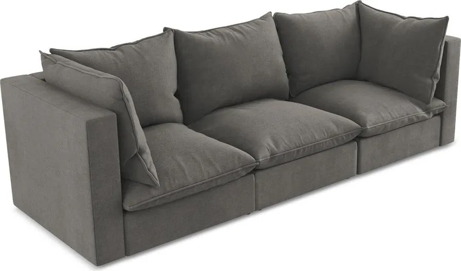 Divano grigio scuro 255 cm Manao – Makamii