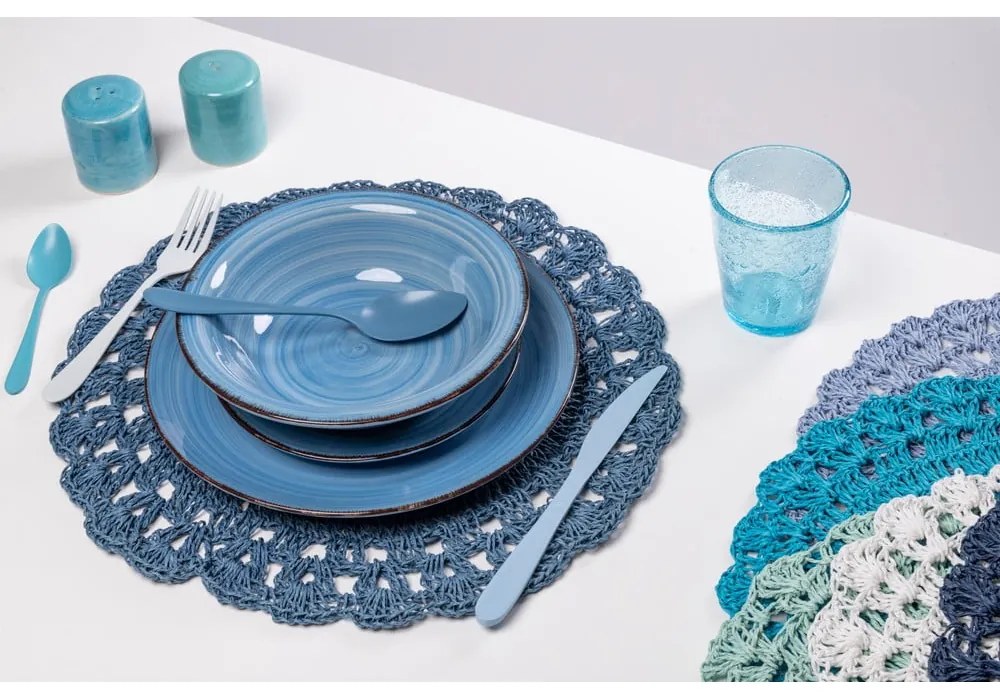 Tovaglietta di carta 6 pz ø 38 cm Uncinetto - VDE Tivoli 1996