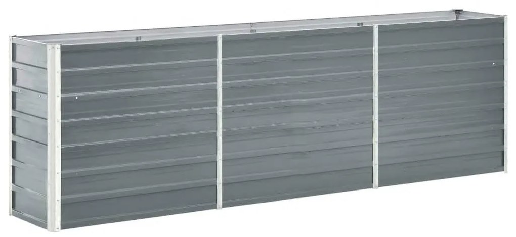 Letto Rialzato İn Acciaio Zincato 240x40x77 Cm Grigio /