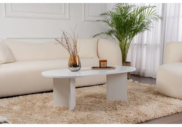 Tavolino da salotto NEL bianco