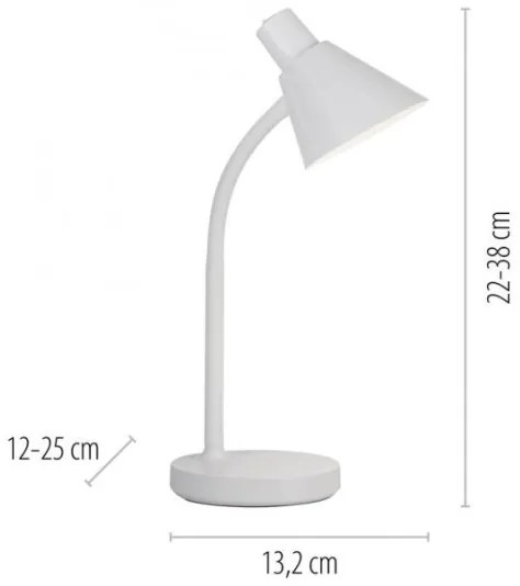 JUST LIGHT. 11248-16 - Lampada da tavolo flessibile a LED PIXIE LED/4,5W/230V bianca