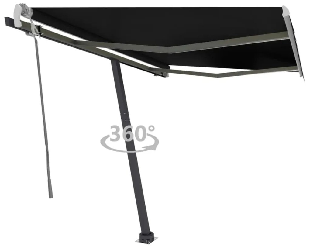 Tenda Da Sole Autoportante Manuale 350x250 Cm Antracite /