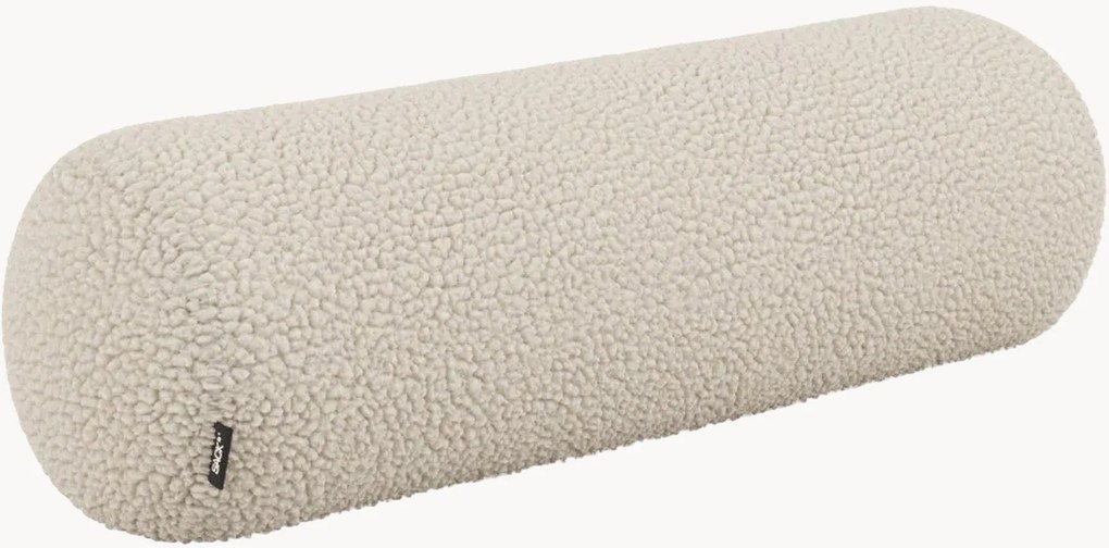 Cuscino cilindrico per divano in teddy-bouclé Soft