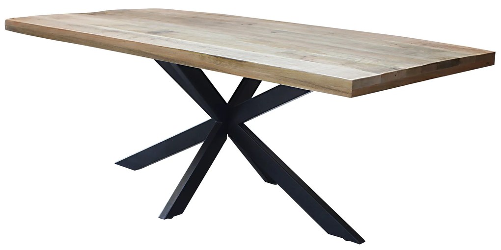 INDY - tavolo con piano in legno massiccio