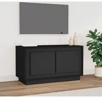 Mobile Porta TV Nero 80x35x45 cm in Legno Multistratocod mxl 97333