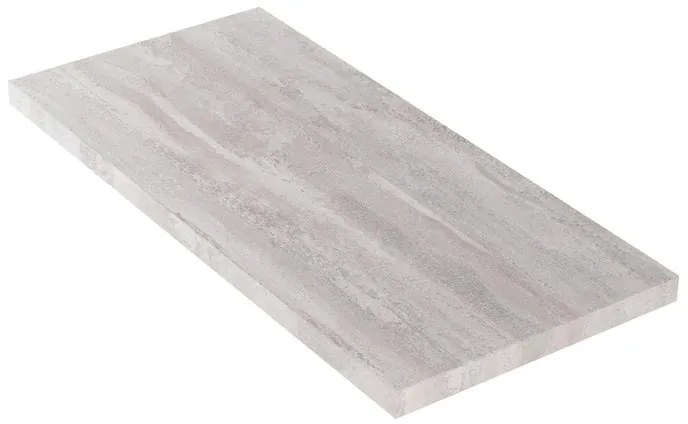 Top per lavabo Kros L 100 x H 4 x P 46 cm beton truciolare