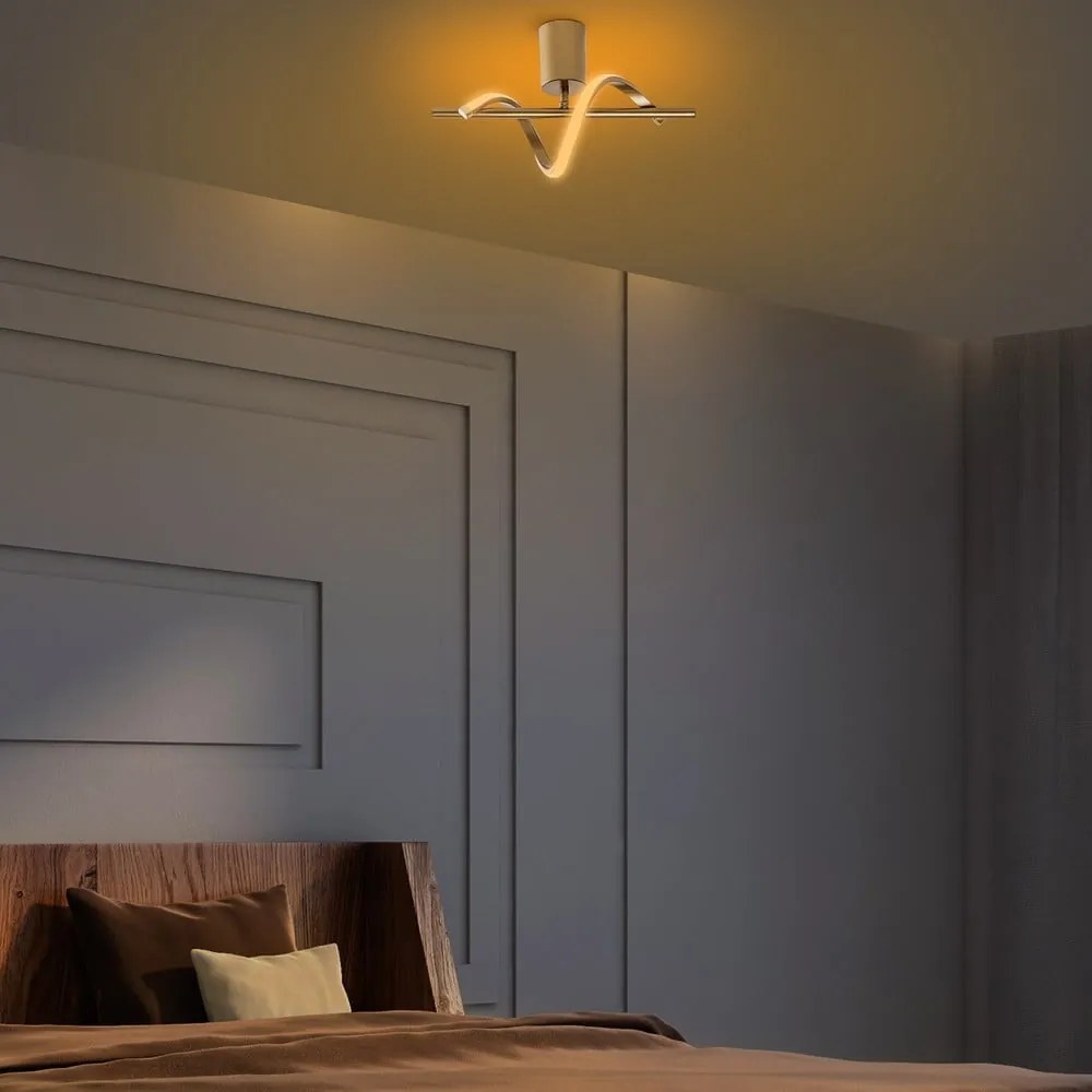 Plafoniera LED in oro ø 7 cm Likma - Opviq lights