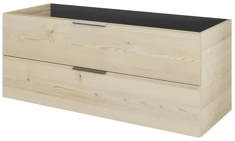 Mobile da bagno sospeso sotto lavabo L 119 x H 48 x P 45 cm rovere, 2 cassetti PELIPAL Madeo