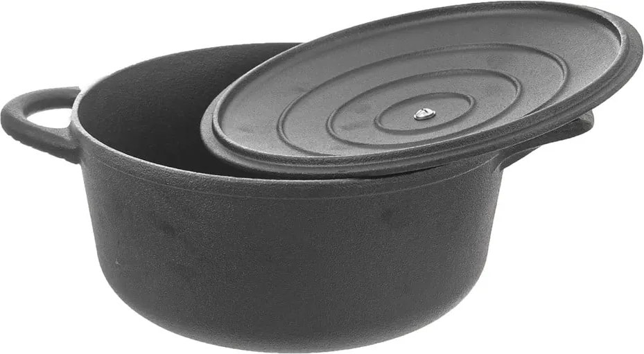 Pentola in ghisa con coperchio incluso adatta all'induzione 4 l LITINA – Orion