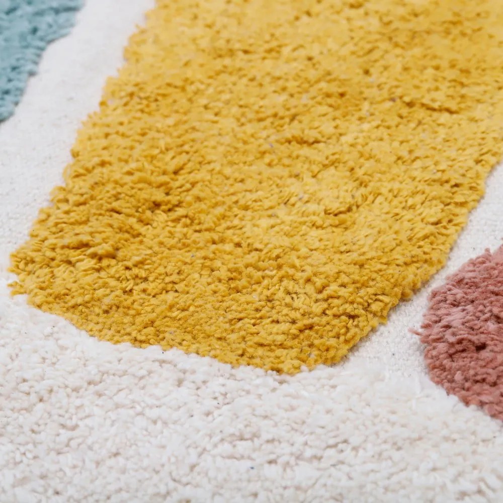 Tappeto per bambini fatto a mano, ø 110 cm Rainbow - Nattiot