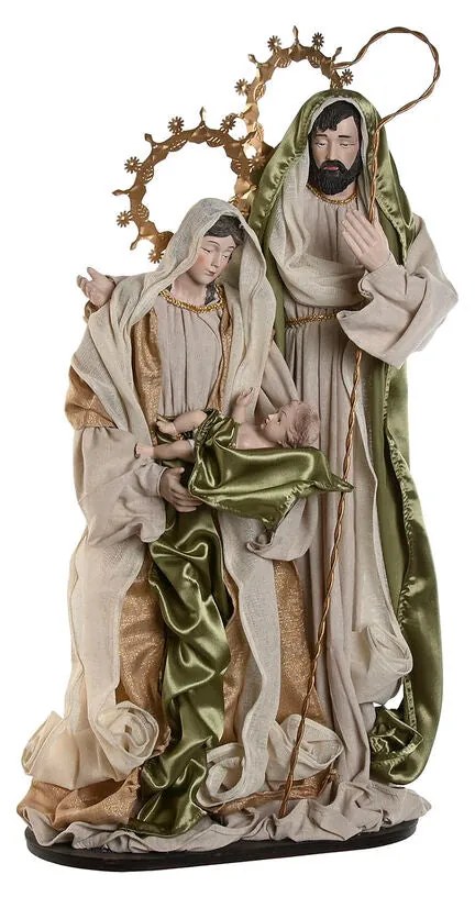 Presepe di Natale Home ESPRIT Verde Beige 48 x 28 x 90 cm