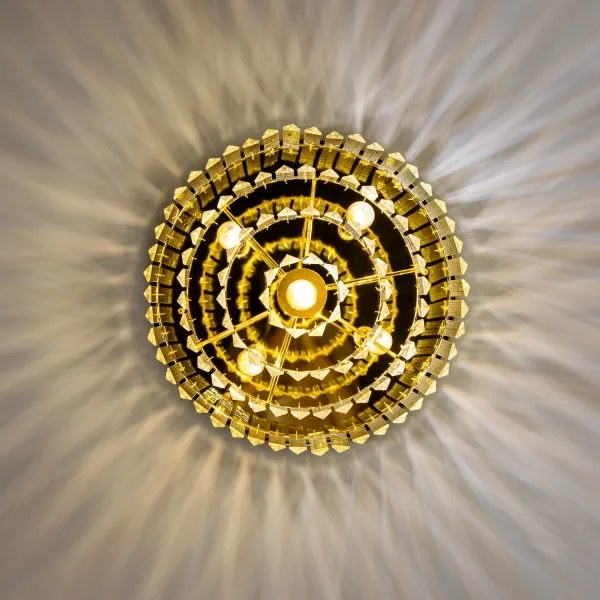 Brilagi - Plafoniera LED in cristallo MOZART 5xE14/40W/230V dorata