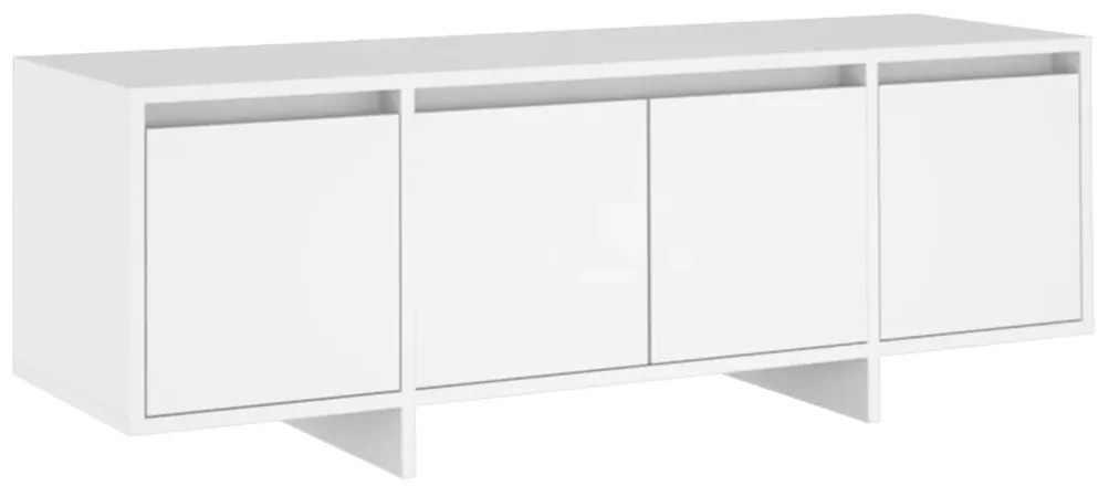 Mobile tv bianco 120x30x40,5 cm in truciolato