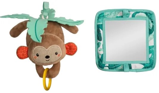 Infantino - Coperta per bambini per giocare con il trapezio 4in1 Zoo