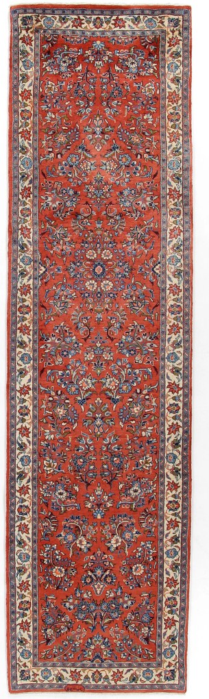 Sarouk Tappeto 80x310 (Iran) Annodato A Mano