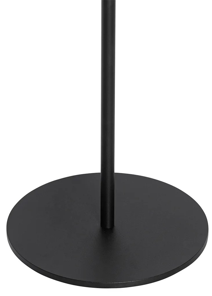 Lampada da terra da esterno nera con LED dimmerabile a 3 step su solare - Ferre