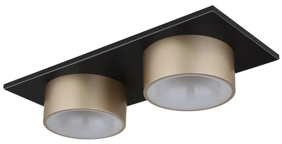 Globo 56964-2 - Plafoniera LED RAYMOND LED/24W/230V 3000K 46x20 cm ottone