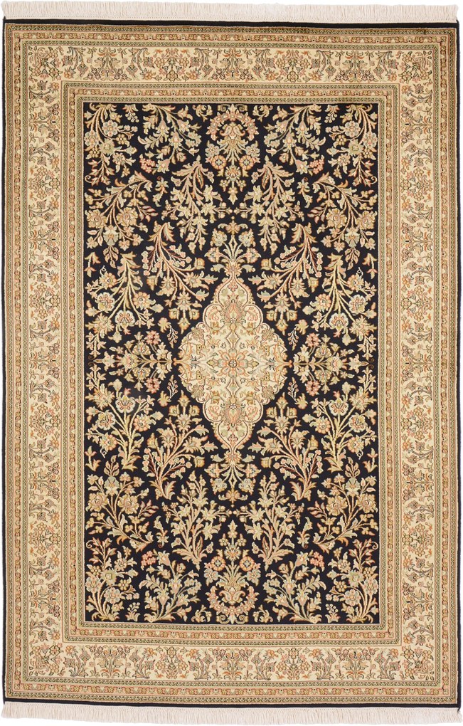 Cashmere Silk Tappeto orientale 120x190 (Indian) Annodato A Mano