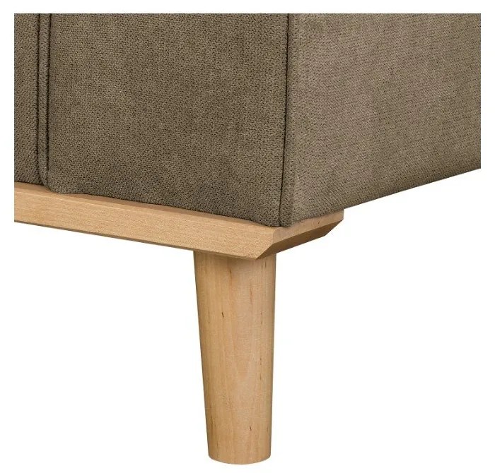 Divano marrone chiaro 193 cm Beata - Ropez