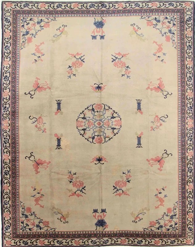 Peking Tappeto orientale 450 x 320 Beige (Cina) Annodato A Mano
