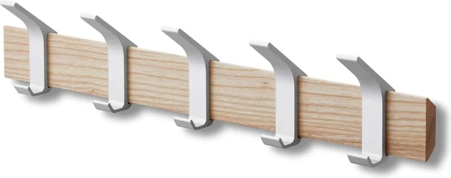 Attaccapanni da parete color legno naturale in frassino Rin Claro - YAMAZAKI