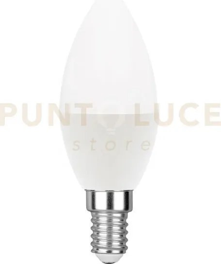 Klassic-e14c-6c lampadina led candela attacco e14 6w 510lm 3000k 18...