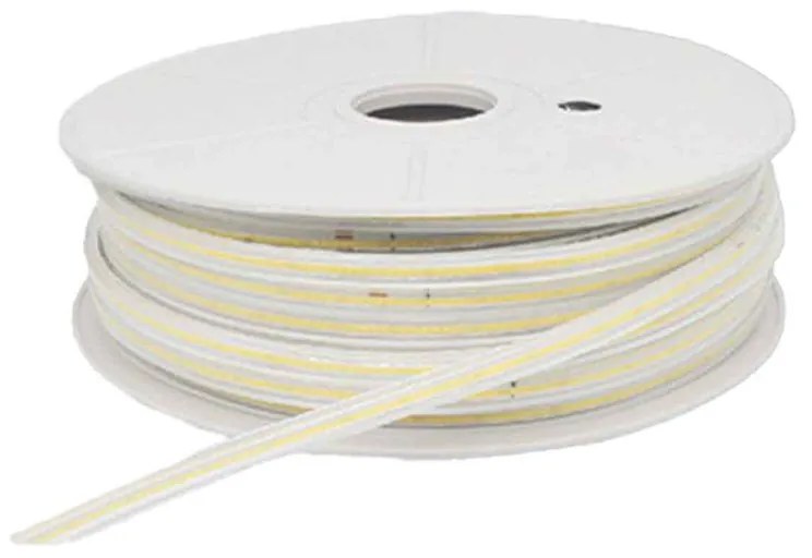 Striscia Luminosa COB 50M 8W/M 220V-240V Luce Fredda 6500K 600lm IP65 CRI=80 Angolo 180°