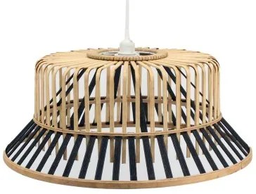 Lampadario DKD Home Decor Marrone Nero Bambù 50 W 60 x 60 x 30 cm 60 x 60 x 25 cm