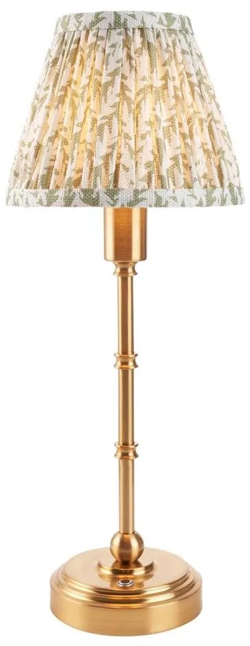 Endon 114800 - LED Lampada da tavolo ricaricabile dimmerabile BURLEY LED/1,5W/5V ottone/verde