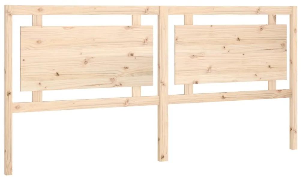 Testiera per letto 205,5x4x100 cm in legno massello di pino