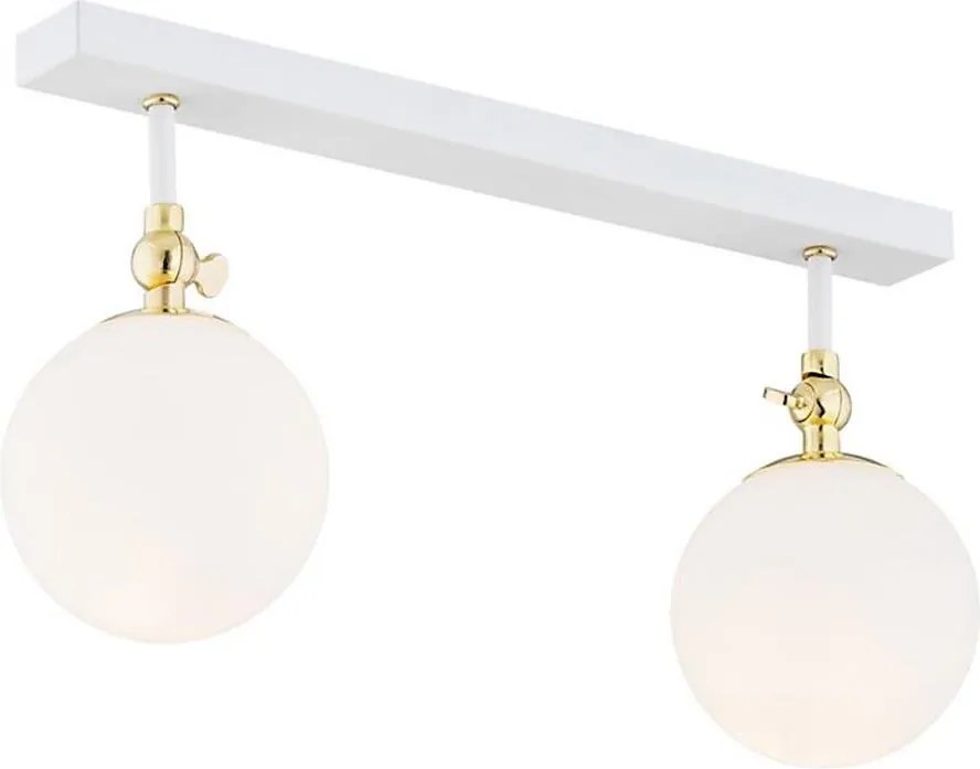 Argon 845 - Plafoniera da soffitto per bagno LATINA 2xE14/40W/230V IP44