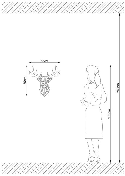 Applique 1xE27/100W/230V