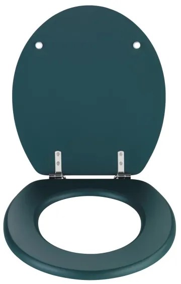 WENKO 25171100-WC sedile PRIMA 37x41 cm verde/argento