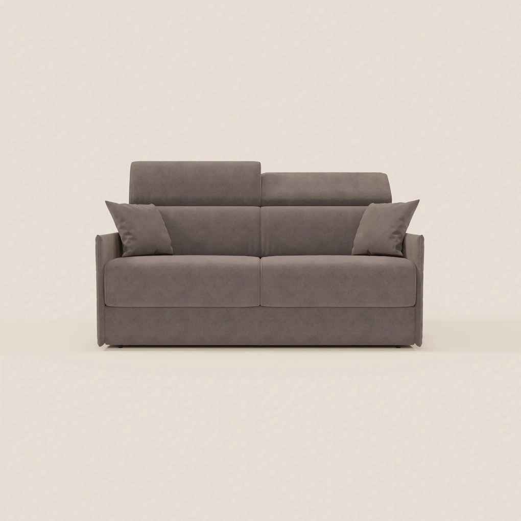 Miryam Divano letto con poggiatesta reclinabili e comfort maxi - design compatto in morbido tessuto smacchiabile T31